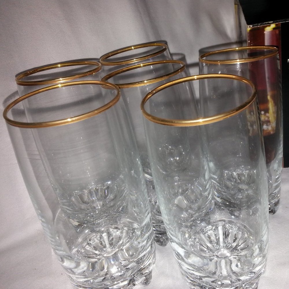 Hiball Glassware 24 Karat Gold Tabletop Essential - Picture 4 of 4